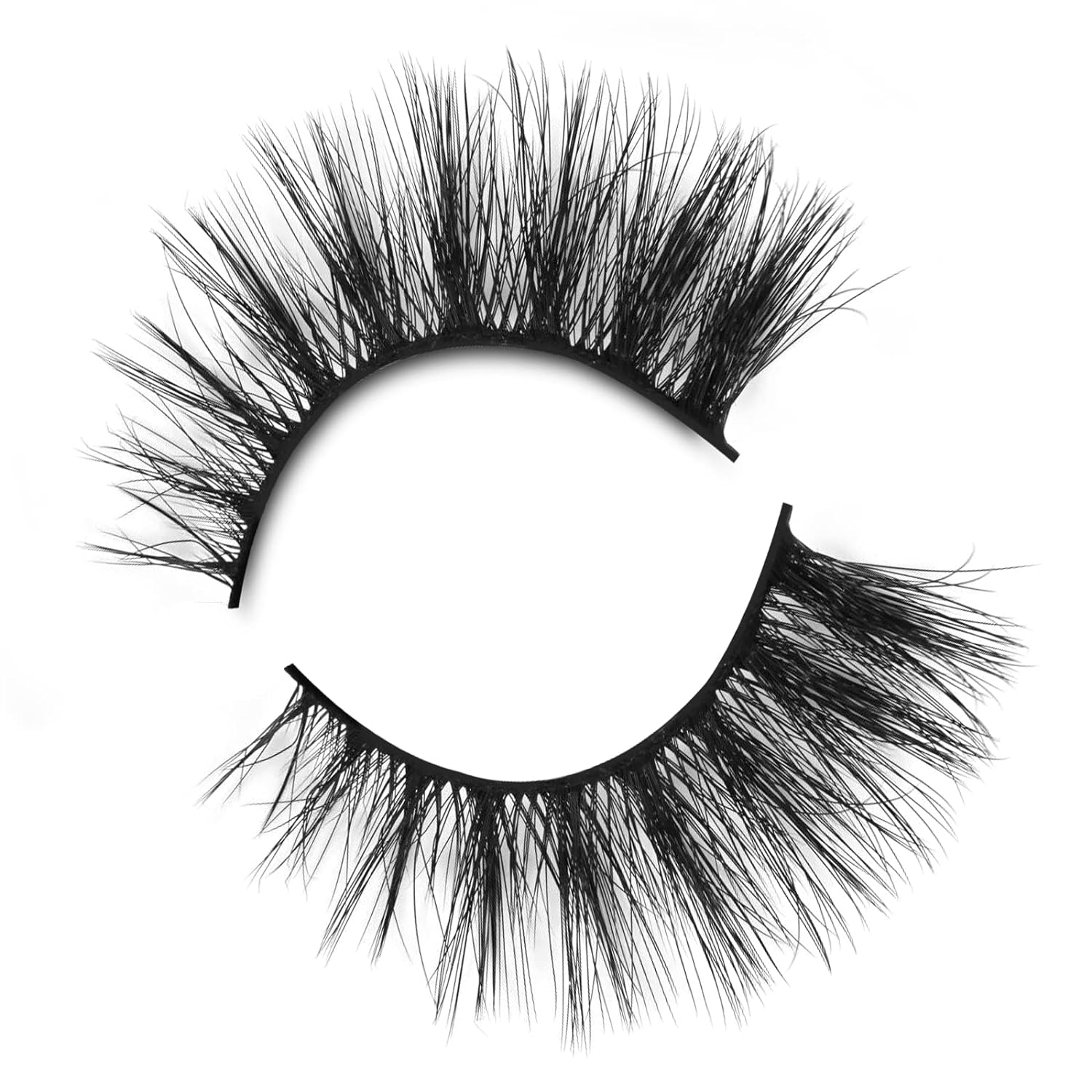 Lashes Mink False Eyelashes Natural Wispy Lashes Soft Faux Mink Lashes Fluffy False Lashes 16MM A04