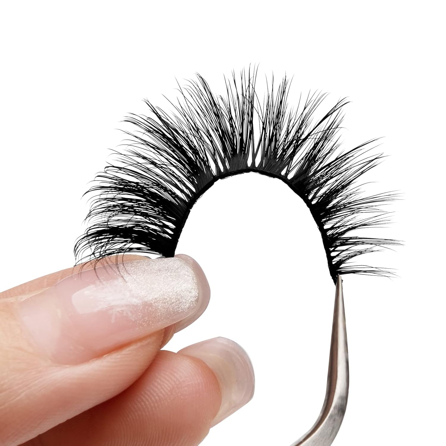Lashes Mink False Eyelashes Natural Wispy Lashes Soft Faux Mink Lashes Fluffy False Lashes 16MM A04